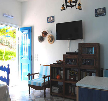 Interior of an apartment in Sifnos