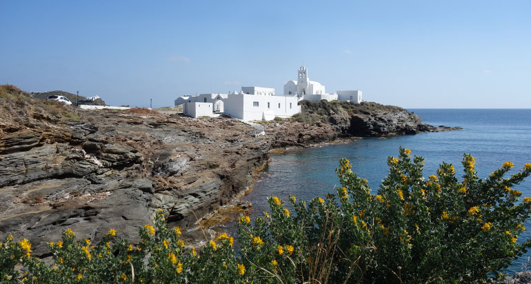 The church of Panagia Chryssopigi in Sifnos